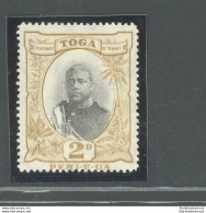 1897 TONGA - Stanley Gibbons N. 42 - 2d. Grey And Bistro - MNH** - Sonstige & Ohne Zuordnung