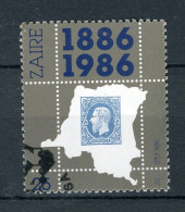 ZAIRE 1306 Gestempeld 1986 - Eeuwfeest Van De Eerste Postzegel - Usati
