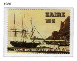 ZAIRE 1037 MNH 1980 - 20e Tentoonstelling Van Napels - Unused Stamps