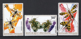 RWANDA 502/504 MNH 1973 - Neufs