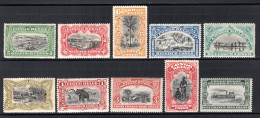 BEL. CONGO 54/63 MNH 1910 - Tweetalige Zegels  - Nuevos