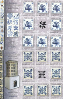 Romania 2010 - Joint Issue Romania - Portugal , Tiles , Ceramics , Folio Ag , MNH ,Mi.6449KB III-6450KB III - Unused Stamps