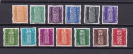NOUVELLE-CALEDONIE 1959 SERVICE N°1/13 NEUF** TOTEMS - Dienstmarken