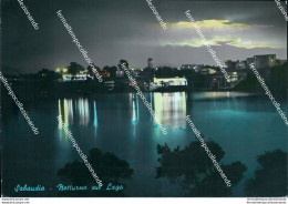 Br369 Cartolina Sabaudia Notturno Sul Lago Provincia Di Latina Lazio - Latina