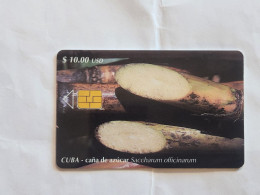 CUBA-(CU-ETE-0101)-Caña De Azúcar-(91)-($10.00)-(0003739635)-used Card+1card Prepiad Free - Cuba