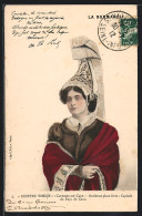 CPA Chaudebec-en-Caux, Femme En Costume Typique Der Normandie  - Unclassified
