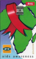 South Africa: MTN - 2002 Aids Awareness. Transparent - Zuid-Afrika