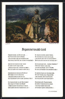 AK Argonnenwald-Lied, Schützengraben, 1. Weltkrieg  - War 1914-18