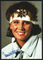AK Skisportlerin Maria Walliser, Portrait, Autograph  - Deportes De Invierno