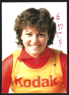 AK Skisportlerin Michela Figini, Portrait, Autograph  - Wintersport