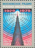 Russia USSR 1979 50th Anniversary Of Soviet Broadcasting. Mi 4899 - Unused Stamps