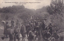 CHATEAU   D OLERON        TIRS DE COMBATS . PLAGE DE LA GIRAUDIERE .  PAUSE DANS LA FORET - Ile D'Oléron