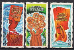 Russia USSR 1979 Peace Programme In Action. Mi 4900-02 - Ungebraucht