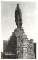 Postcard Luxembourg Esch-Sauer Statue De Notre Dame - Esch-sur-Sure