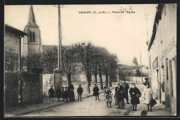 CPA Vemars, Place De L`Eglise  - Other & Unclassified