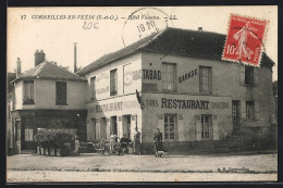 CPA Cormeilles-en-Vexin, Hôtel Valentin, Restaurant  - Sonstige & Ohne Zuordnung