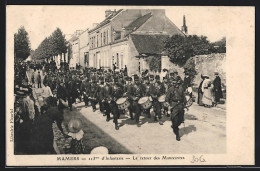 CPA Mamers, 115me D`Infanterie, Le Retour Des Manoevres  - Mamers