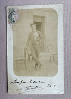 1907- VARENNES Henri (°1886 Ruelle-sur-Touvre, Charente FRANCE)  Photo: Varennes - 14 X 9 Cm -> Mme Douard Jean, Relette - Personas Identificadas