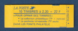France - Carnet - YT N° 2376 C4 ** - Neuf Sans Charnière - 1985 - Moderni : 1959-…