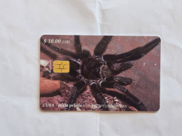 CUBA-(CU-ETE-0104)-Arana Peluda-(92)-($10.00)-(0003834949)-used Card+1card Prepiad Free - Cuba