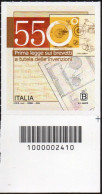 Italia 2024 550° Prima Legge Sui Brevetti - Barcodes