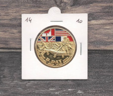 Médaille Souvenirs&Patrimoine : D.DAY  (couleur Or) - 2010 - Andere & Zonder Classificatie