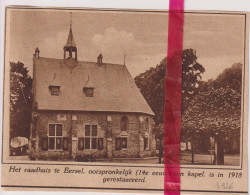 Eersel - Raadhuis - Orig. Knipsel Coupure Tijdschrift Magazine - 1926 - Ohne Zuordnung