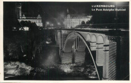 Postcard Luxembourg Le Pont Adolphe - Andere & Zonder Classificatie