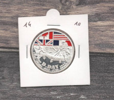 Médaille Souvenirs&Patrimoine : D.DAY  (couleur Argent) - 2010 - Sonstige & Ohne Zuordnung