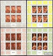 BULGARIA  - 1984 - 500ans De La Naissance De Raphael - 4 PF ** X 6 St. - Unused Stamps