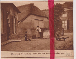 Valburg - Boerenerf Met Waterput - Orig. Knipsel Coupure Tijdschrift Magazine - 1926 - Ohne Zuordnung