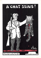 Lardie Allégorie Sociale N°129 Chat Uzès Assassins A'chat'ssins Illustration Illustrateur Fusil Chasseur - Lardie