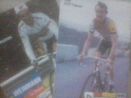 CYCLISME  - WIELRENNEN- CICLISMO : 2 CARTES NIKI RUTTIMANN 1987 + 1988 - Ciclismo