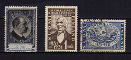 Finlande - 1931 - Societe De Litterature - President P. E. Swinhufvud - Neuf* Et Obliteres - Oblitérés