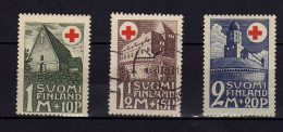 Finlande - 1931 - Croix-Rouge - Eglise - Chateaux - Neuf* Et Obliteres - Ungebraucht