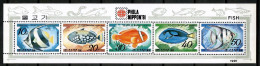 Korea 1991 Corea / Fish Fishes MNH Fische Peces Poissons / Ht98  3-7 - Fishes