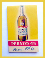 Carnet Publicitaire PERNOD 45  / PASTIS 51 - Pernod Fils -  9,5 X 6 Cm - Advertising