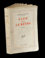 [OULIPO PATAPHYSIQUE] QUENEAU (Raymond) - Zazie Dans Le Métro. EO. - 1901-1940