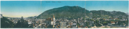 RO 86 - 12423 BRASOV, Romania, Panorama - 3 Old Postcards - Used - 1916 - Roemenië