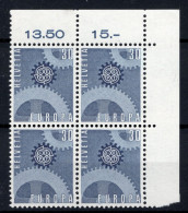 (B) Zwitserland CEPT 850 (4 St) MNH - 1967 - 1967