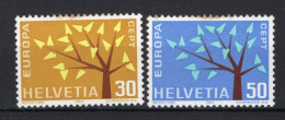 (B) Zwitserland CEPT 756/757 MNH - 1962 - 1962