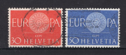 (B) Zwitserland CEPT 720/721° Gestempeld 1960 - 1960