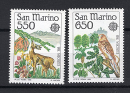 (B) San Marino CEPT 1339/1340 MNH - 1986 - 1986
