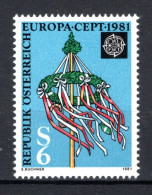 (B) Oostenrijk CEPT 1671 MNH** 1981 - 1981
