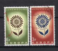 (B) Luxemburg CEPT 697/698° Gestempeld 1964 - 1964