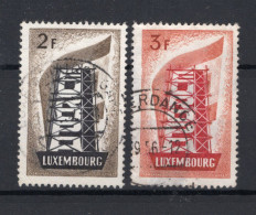 (B) Luxemburg CEPT 555/556° Gestempeld 1956 - 1956