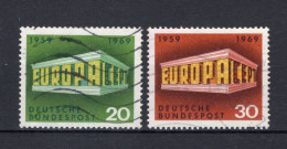 (B) Duitsland CEPT 583/584° Gestempeld 1969 - 1969