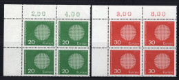 (B) Duitsland CEPT 620/621 (4 St) MNH - 1970 -1 - 1970