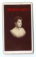 CARTE CDV - Phot. A. Hermelin - Portrait D'une Jeune Fille En 1892, à Identifier - Tirage Aluminé 19 ème - Anciennes (Av. 1900)