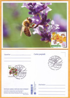 2024 Moldova  MAXICARD Special Postmark „World Bee Day”,Insects, Honeybees - Abejas